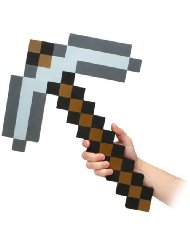 Minecraft 12 Steve Head, Sword, Pickaxe & Costume Kit