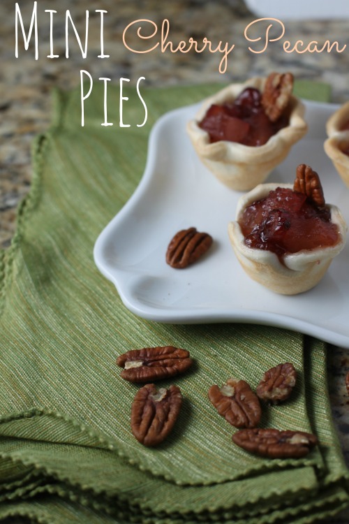 Mini Cherry Pecan Pie Recipe for Lucky Leaf