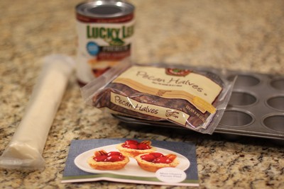 Mini Cherry Pecan Pies Lucky Recipe Ingredients Photo