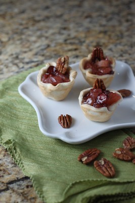 Mini Cherry Pecan Pies