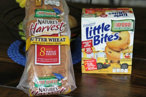 Back to School Lunches Made Easy with Nature's Harvest® Bread and Entenmann’s® Little Bites™ Snack