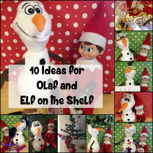 10 Elf on the Shelf Ideas Incorporating Frozen's Olaf - BargainBriana