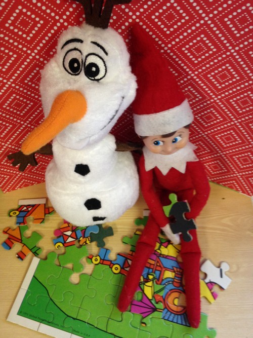 10 Elf On The Shelf Ideas Incorporating Frozens Olaf 