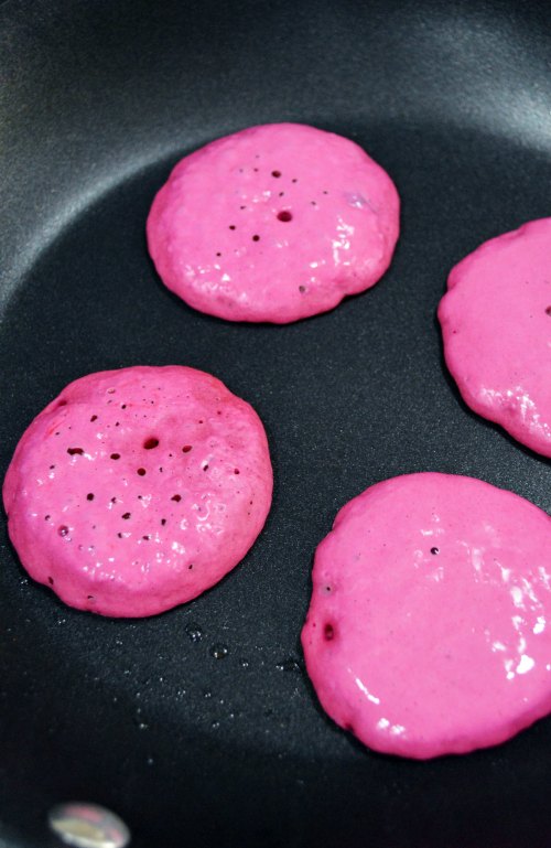 Ombre Pancakes Cooking