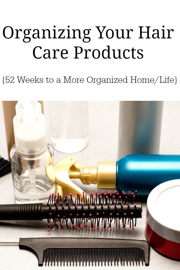 Organizing Your Hair Care Products