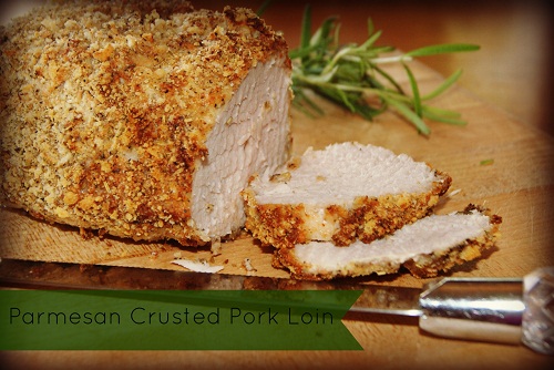 Parmesan Crusted Pork Loin recipe