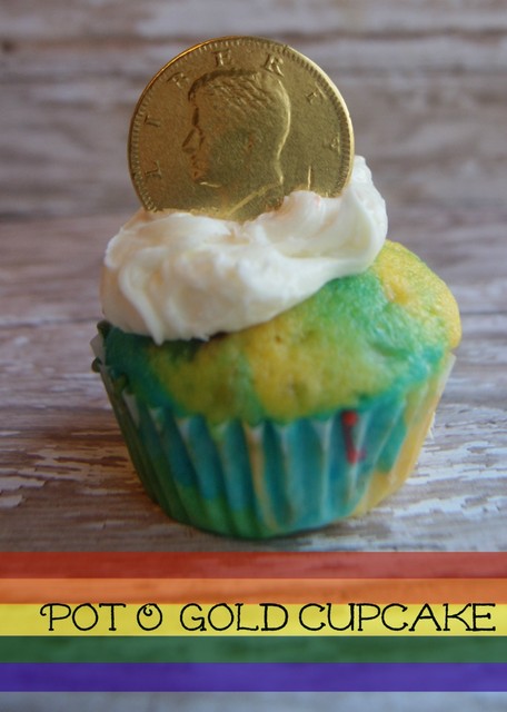 Pot O Gold Cupcake Recipe - Fun Treat for St. Patricks Day
