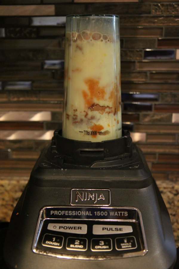 Pumpkin Chocolate Smoothie in Ninja