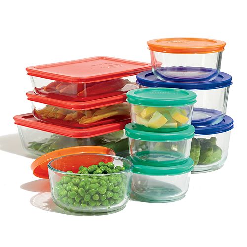 Pyrex Storage Set with Color Lids