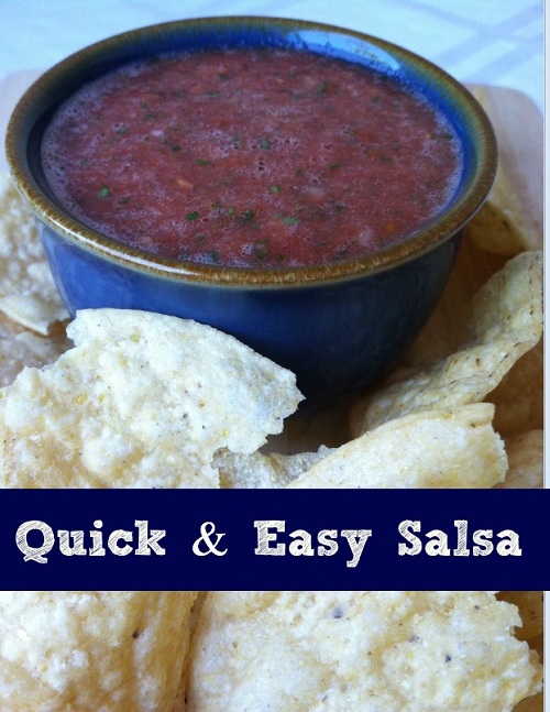 Quick and Easy Salsa Recipe via BargainBriana