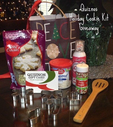Quiznos Holiday Cookie Kit Giveaway