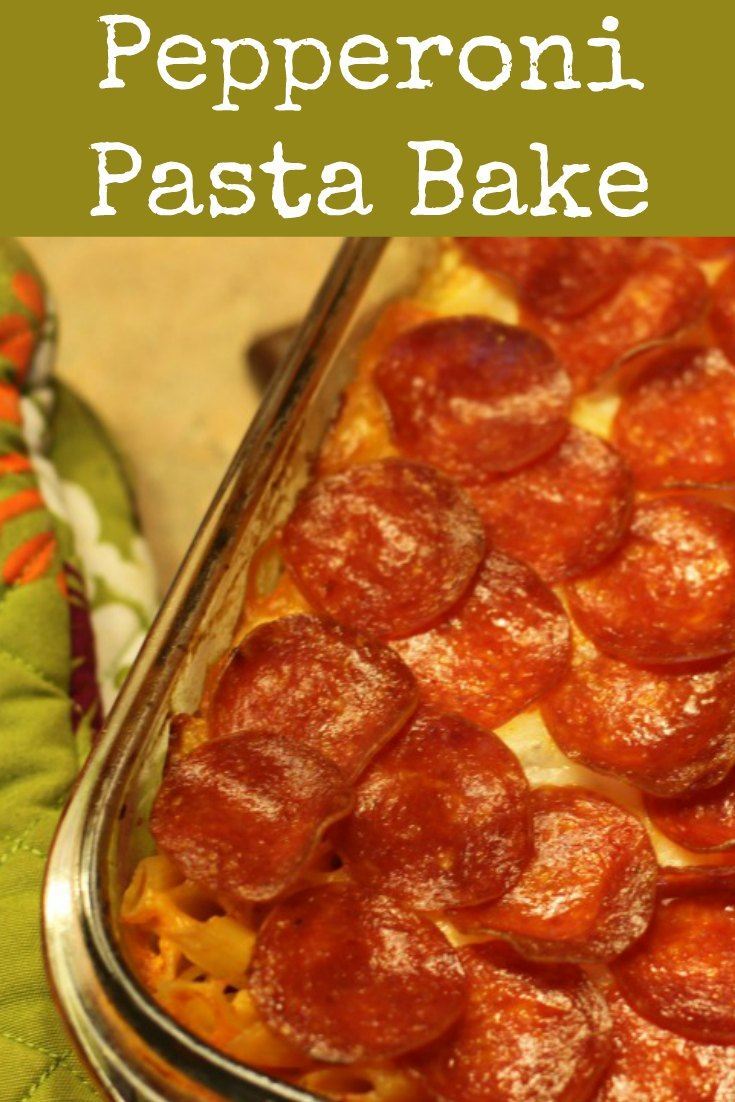 Recipe for Pepperoni Pasta Bake