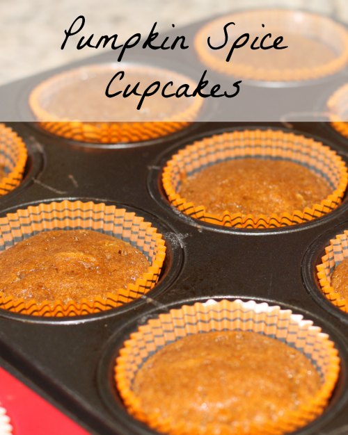 Recipe for Pumpkin Spice Cupcakes