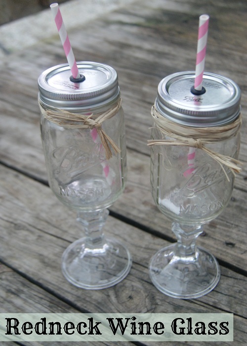 Redneck Wine Glasses - DIY Gift Idea