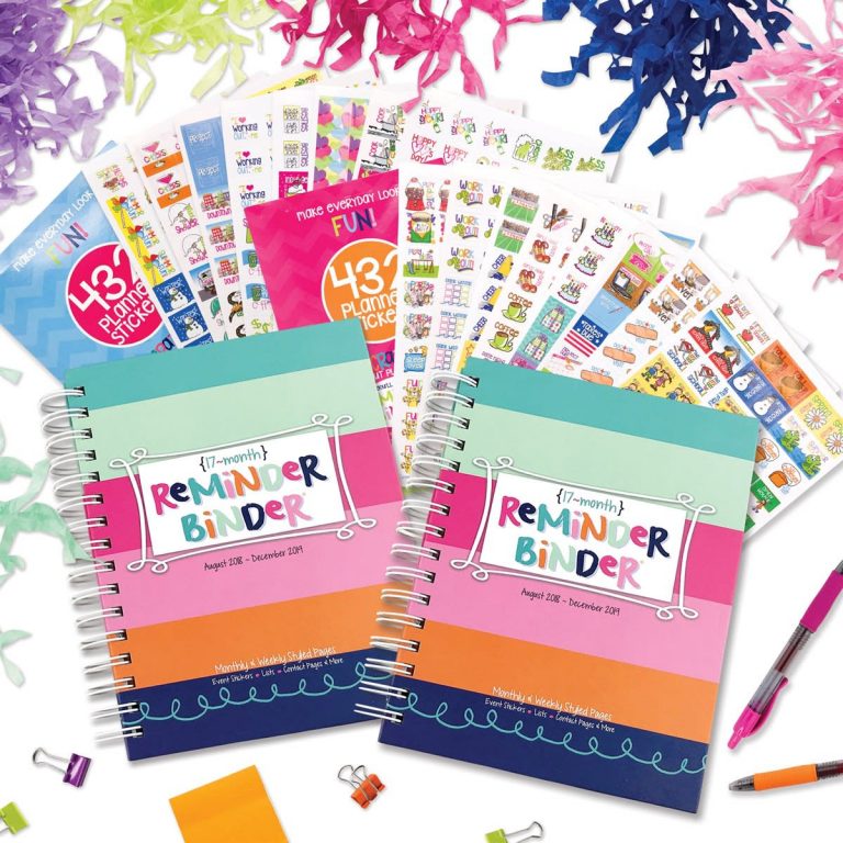 Stay Organized: Reminder Binder (2 Planners + 2 Sticker Sets) – Just ...