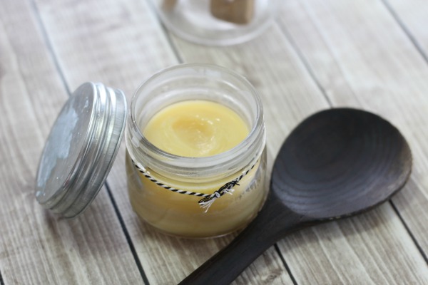 Make your own wood butter that is essentially a mixture of beeswax, coconut oil, and essential oils.  It is perfect for cutting boards, utensils, and furniture.