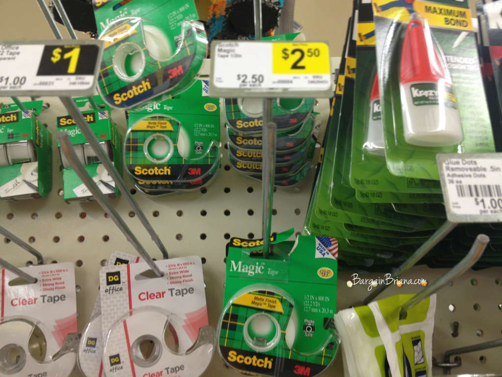 Scotch Tape Deal at Dollar General