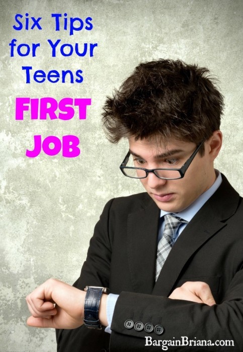 Six Tips for Your Teens First Job - BargainBriana