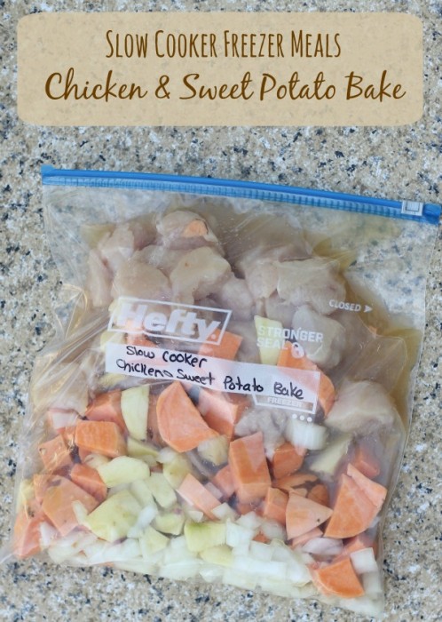 Chicken & Sweet Potatoes | Freezer to Slow Cooker Meals