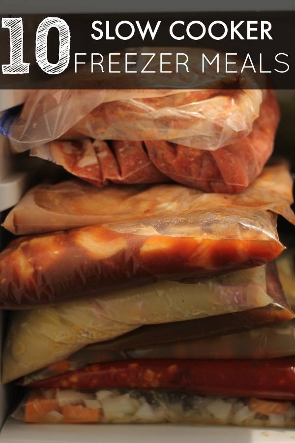 10 Slow Cooker Freezer Meals - BargainBriana