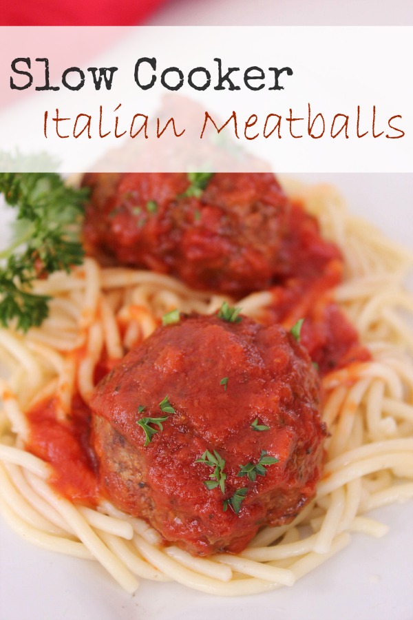 Slow Cooker Italian Meatballs