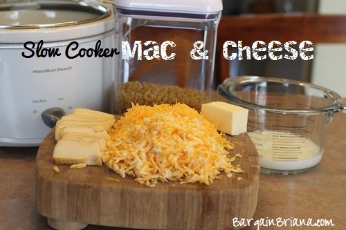 Slow Cooker Mac and Cheese Ingredients