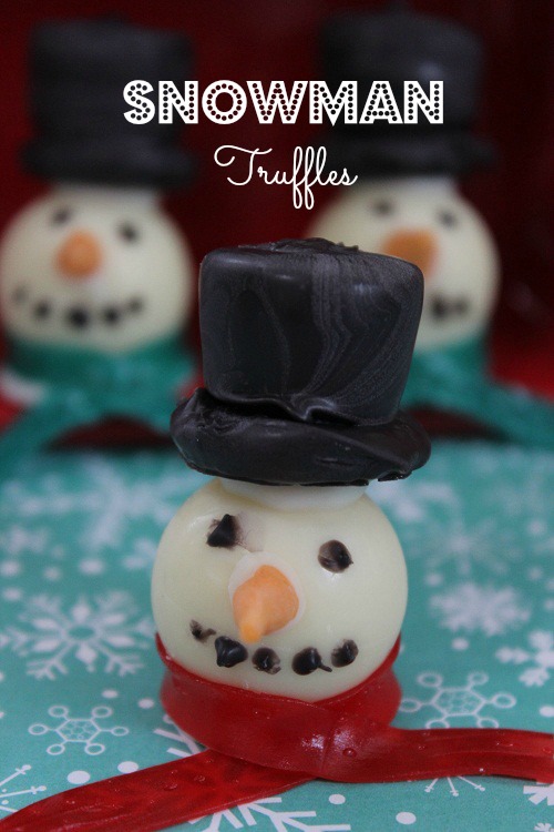 Snowman Truffles Recipe