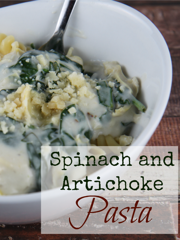 Spinach and Artichoke Pasta
