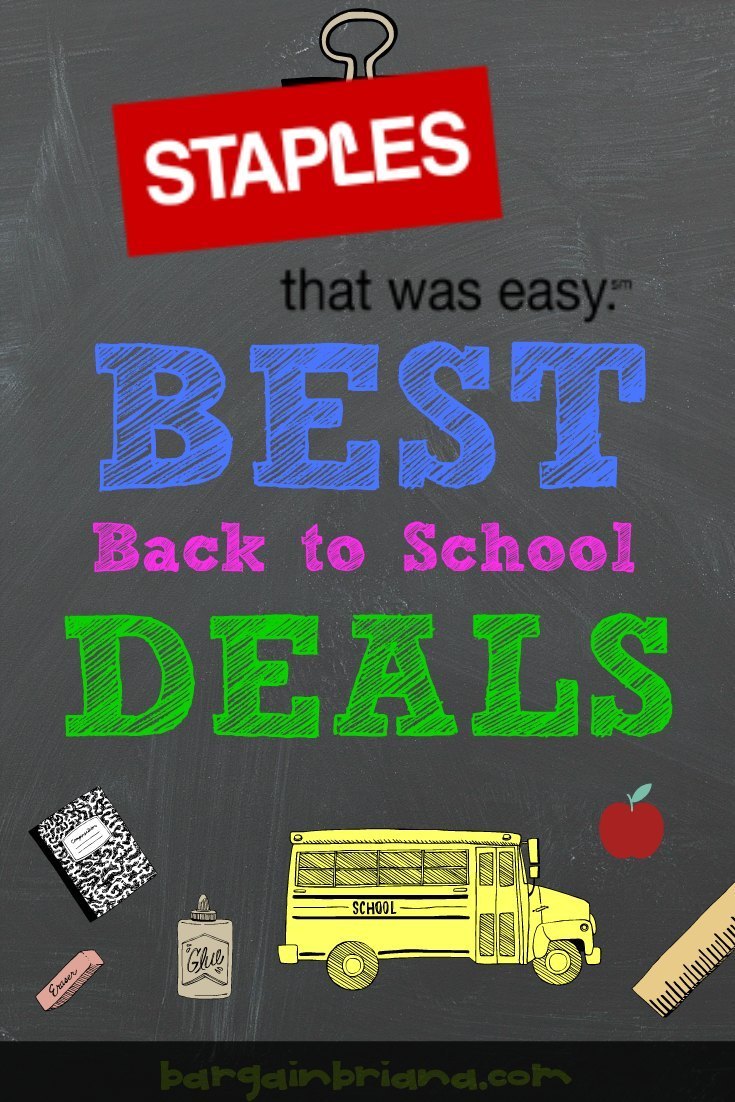 Staples Best Back to School Deals