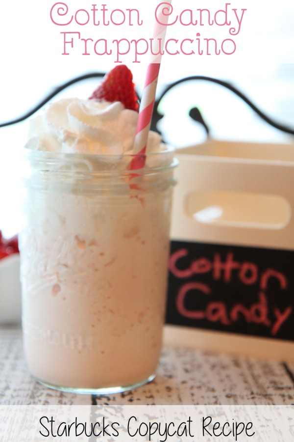 The Cotton Candy Frappuccino from the secret Starbucks menu is easy to make at home. It is just as delicious at a fraction of the price.