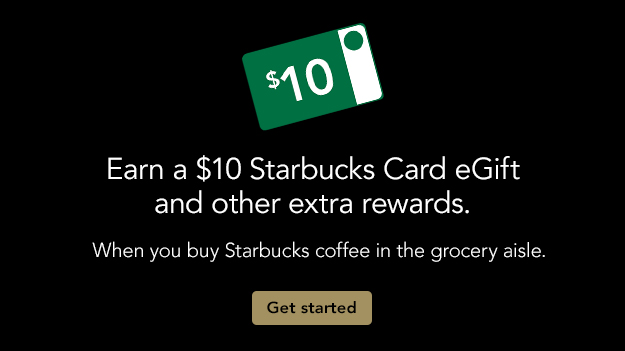 Starbucks Rewards Buy 4 Starbucks Coffee Bags Get 10 Gift Card
