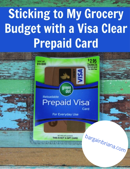 Sticking to My Grocery Budget with Visa Clear prepaid Card