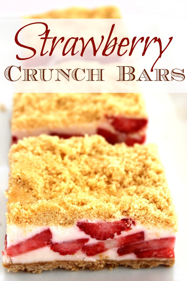 strawberry crunch cheesecake bars recipe