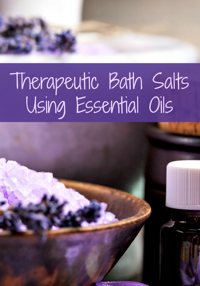 Therapeutic Bath Salts Using Essential Oils