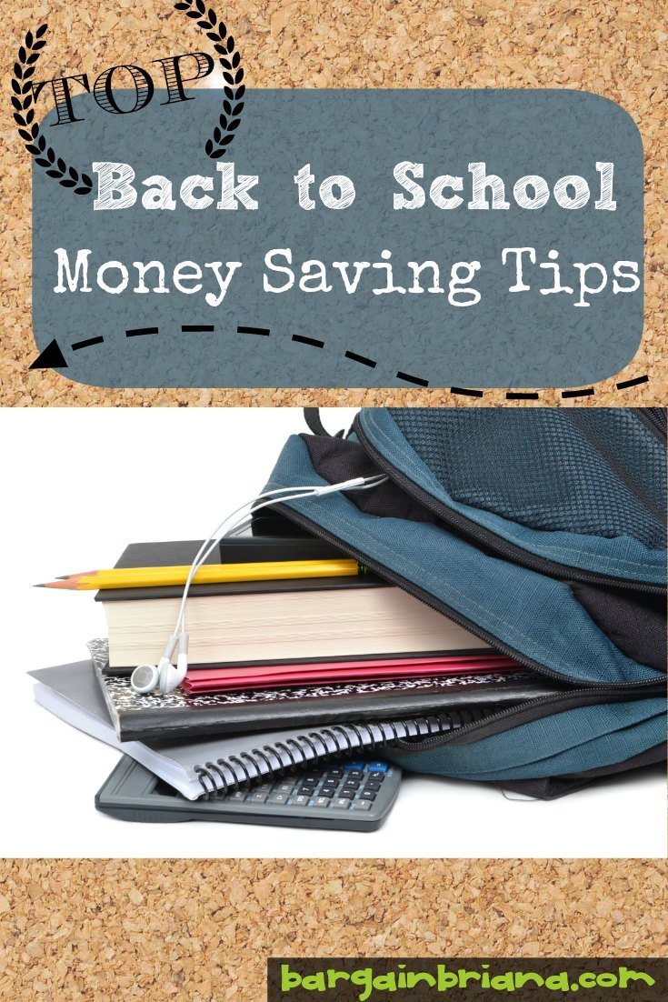 Top Money Saving Tips for Back to School via BargainBriana.com