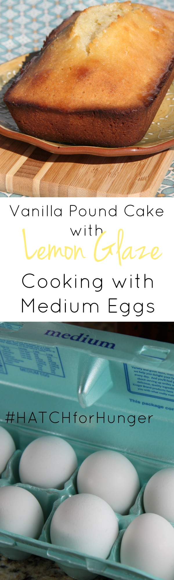 Vanilla Pound Cake with Lemon Glaze Recipe HatchforHunger