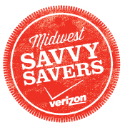 Verizon Midwest Savvy Savers Button