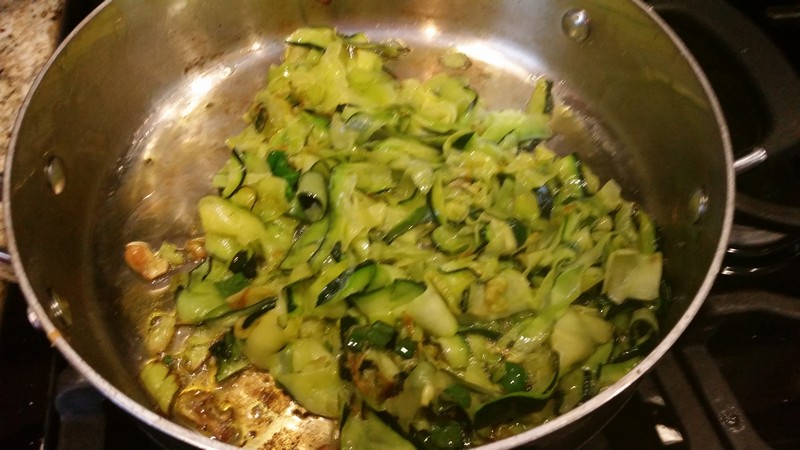 Zucchini in Saute Pan