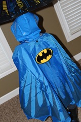 batman rain gear