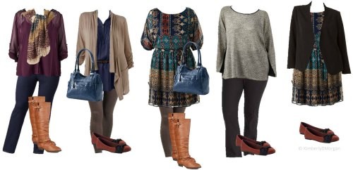 Kohl’s Plus Size Mix and Match Fashion Board