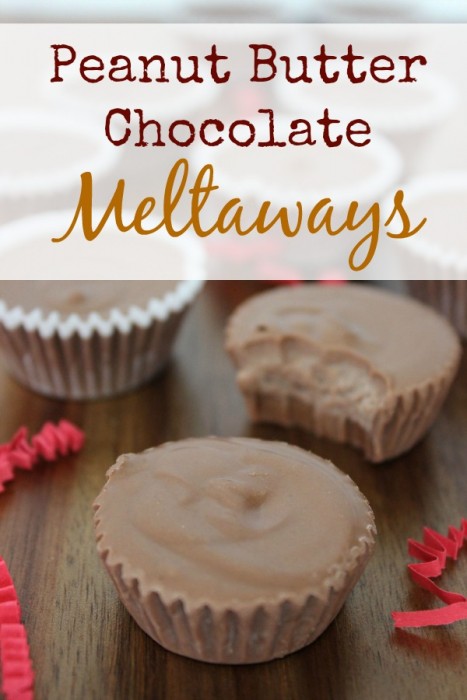 Peanut Butter Chocolate Meltaways {Almost A Copycat Reese Cup Recipe ...