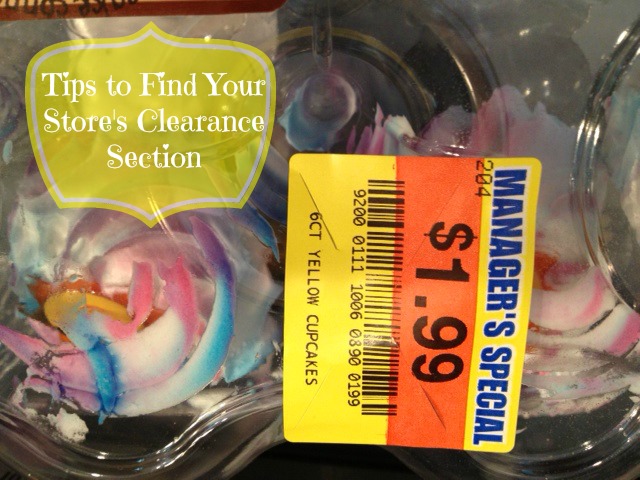 tips to find your stores clearance section