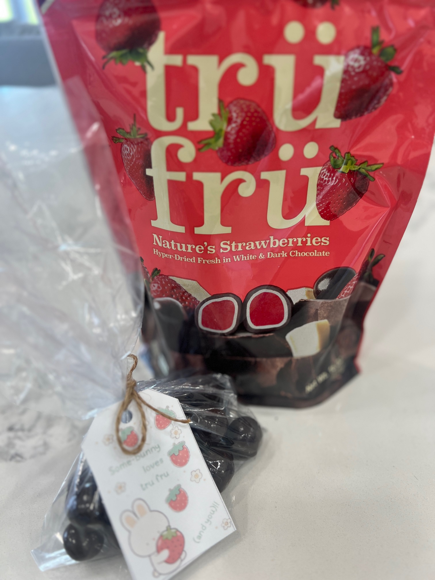 Hop to it! Print your tags, grab your Tru Fru, and surprise someone with a berry sweet gift! 🍓💕

#EasterTreats #TruFruLove #PrintableGiftTags #SomebunnyLovesYou #EasyEasterGifts