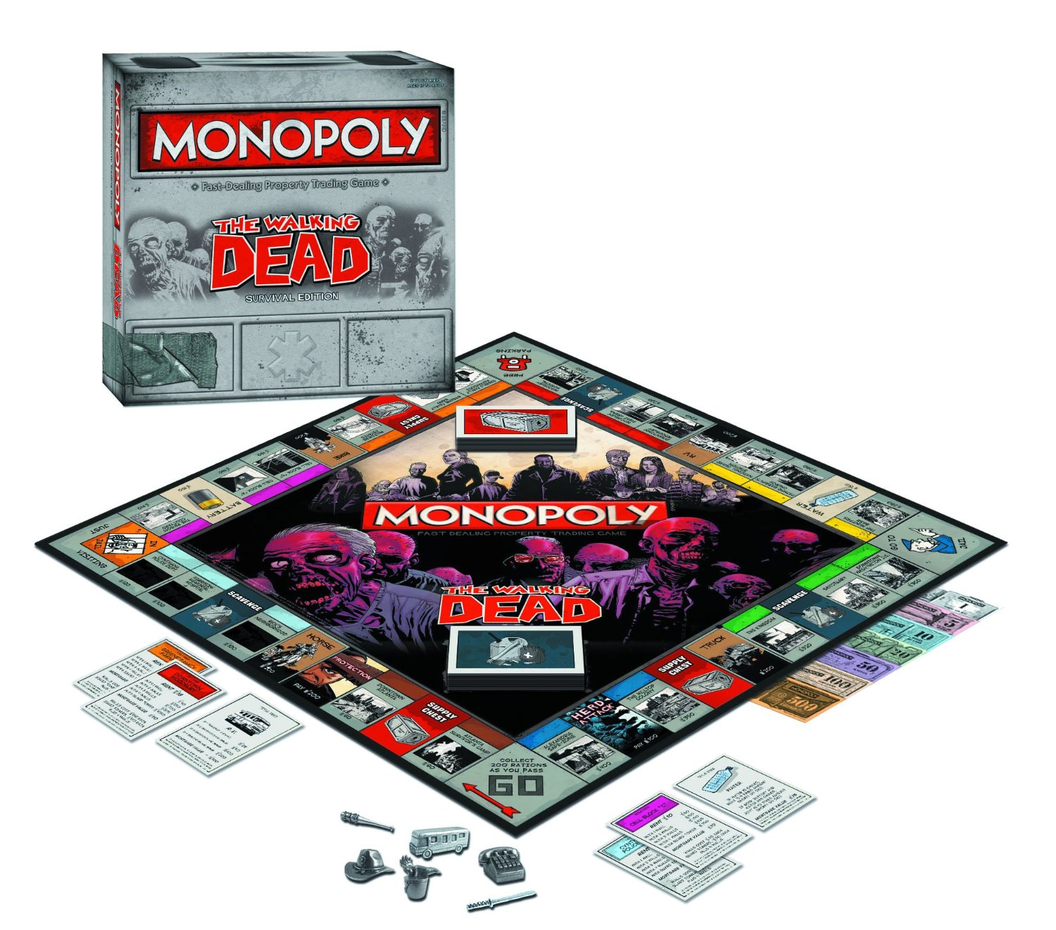 walking dead monopoly