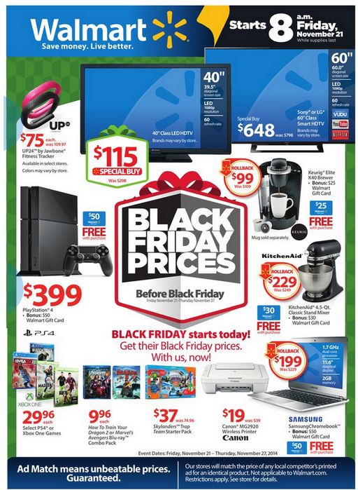 Walmart Black Friday Deals Available Online Now