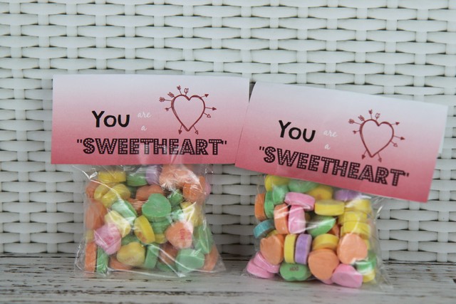 you are a sweetheart valentine's day candy idea